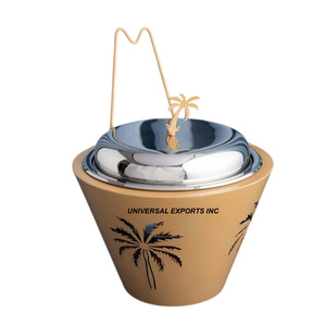 Calentador de alimentos de metal con diseño de pegatina árabe, Premium cazuela de calidad hecha a mano, forma redonda, calentador de alimentos de Metal de nuevo diseñador de lujo - Product Image 3