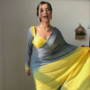 Indian Supplier Unique Design Georgette Printed Saree for Women Ideal Traditional Indian <b>Clothing</b> Options From India - Product Image 1