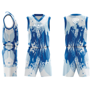 Ensemble de maillots de basket-ball grande taille de haute qualité pour hommes, impression numérique personnalisable, chemise de sport respirante, hauts et shorts de grande taille - Product Image 1