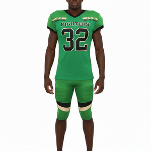 Ensembles de football américain à manches courtes avec sublimation personnalisée du nom de l'équipe, respirants, unisexes, adultes, grandes tailles, uniformes - Product Image 5