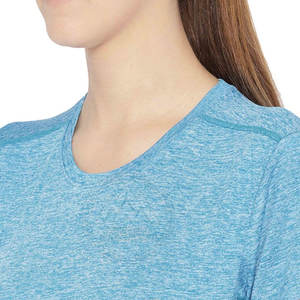 2024 nouveau T-Shirt en coton pour femmes à col rond Logo personnalisé teint uni Style décontracté avant Logo Placement vente en ligne - Product Image 5