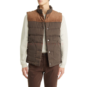 เสื้อกั๊กแขนกุดสำหรับผู้ชายเสื้อกั๊กผ้าฝ้ายสำหรับฤดูหนาว - Product Image 1