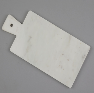 Planche à découper en marbre Charcuterie Bois gris Design Bracelet en cuir Blocs à découper Vente personnalisée - Product Image 4