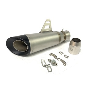 Precio al por Mayor, Silenciador de Escape Universal para Motocicleta de Alto Rendimiento, Acero Inoxidable SC, 90mm, para HAOJUE DR160 TR300 - Product Image 4