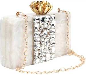 Nouveau verre strass fête sacs à main oreiller métal sacs de soirée pour femmes luxe sac à main 2025 strass sac pochette cristal sac à main - Product Image 1