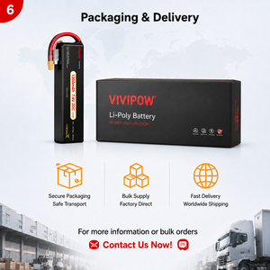 Baterai Drone Lithium Ion 1300mAh 20C Asli Pabrik, Densitas Energi Tinggi, Baterai Pengganti Drone untuk Drone Jarak Jauh - Product Image 1