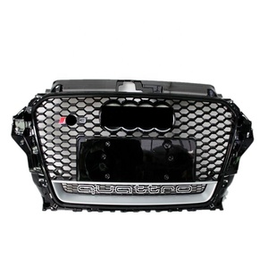 <span class=keywords><strong>Calandre</strong></span> de style RS3 pour <span class=keywords><strong>Audi</strong></span> <span class=keywords><strong>A3</strong></span> 8V mise à niveau vers RS3 grille de pare-chocs en nid d'abeille 2014 <span class=keywords><strong>2015</strong></span> 2016 facelift noir brillant - Product Image 1
