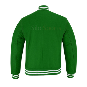 2025 meilleure veste de baseball Letterman en laine pour hommes, bleu avec bordure blanche, quantité minimale de commande bas, prix de gros, vestes OEM - Product Image 6