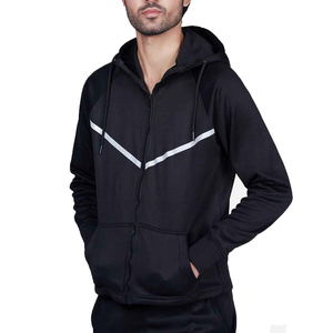 Elegante ropa de entrenamiento de gimnasio Unisex, conjunto de 2 piezas, cómodo, transpirable, personalizado, impresión por sublimación, ropa de invierno, chándales con cremallera - Product Image 2