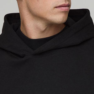 Sweat-shirts tendance personnalisés avec logo pour hommes, respirants, écologiques, streetwear décontracté d'automne, imprimés, à fermeture éclair, 100 % coton - Product Image 4