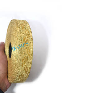 2024 High Quality Gold Bullion Wire Trimmings Uniform Gold Braids <b>Laces</b> for Shoes Trim Galloon Textile Craft OEM Demand - Product Image 5