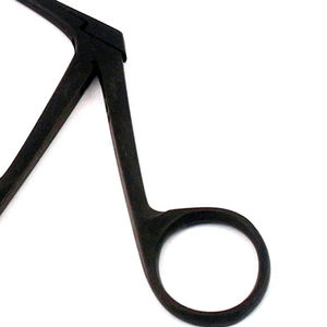 Instrument manuel en acier inoxydable Micro Aural Forceps de haute qualité avec pointe (0.8*6mm) et arbre à revêtement noir (8cm) au meilleur prix - Product Image 4