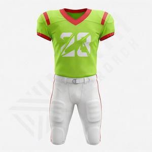 Nouveauté Uniforme de football américain professionnel Taille plus grande 100% polyester Vêtements d'entraînement personnalisables Faible MOQ Équipe Individuel - Product Image 1