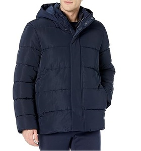 Men's Puffer <b>Jackets</b> Winter Warm Casual Thick Full Zipper Custom Logo Outerwear Bubble Puff <b>Jackets</b> - Product Image 5