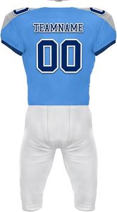 Kit de uniforme de fútbol americano personalizado, Conjunto de jersey y pantalón sublimados para escuelas, colegios y clubes, ropa deportiva - Product Image 4