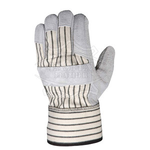 Guantes de Trabajo Personalizables de Marca Privada, Guantes de Seguridad de Cuero Suave, Hechos a su Medida, Duraderos, Transpirables y Libres de Silicona - Product Image 5