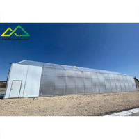 Serre Venlo à toit rétractable en polycarbonate, grande solution floricole haut de gamme pour orchidées et anthuriums, adaptée aux environnements variés
