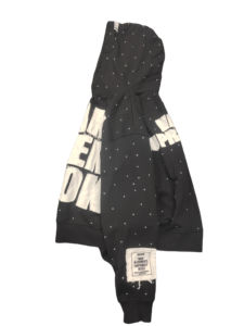 Sweat à capuche personnalisé pour hommes avec strass, coupe et couture, pull surdimensionné délavé à l'acide, applique Patchwork, Boxy Fit, sweat à capuche vieilli pour hommes - Product Image 2