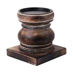 Bougeoirs en bois naturel brillant quantité minimale de commande bas Bougeoir en bois de forme personnalisée faite à la main mangue fabricant vente directe d'usine - Product Image 6