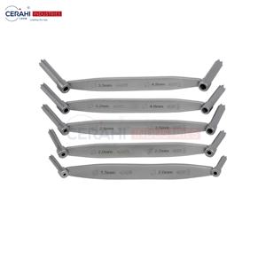 Ensemble de manchons de guidage de perçage orthopédique Base d'instruments chirurgicaux 5 perceuses - Product Image 1