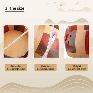 Premium Mangowood Yarn Holder Handmade Fashion Portable Smooth Wooden <b>Bowl</b> for <b>Knitting</b> Crochet Durable Sewing Accessory - Product Image 3