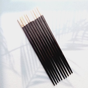 Ebony ตะเกียบไม้ชุดตะเกียบใช้ซ้ำได้,เขาเลี่ยมจากเวียดนามเป็นมิตรกับธรรมชาติ - Product Image 4