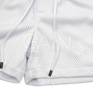 กางเกงขาสั้นตาข่ายผ้าโพลีเอสเตอร์สำหรับผู้ชายกางเกงขาสั้นแบบสั่งทำสำหรับเล่นกีฬาน้ำหนักเบา - Product Image 6