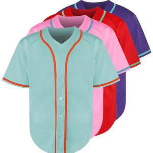 Camiseta de Sublimación Personalizada de la Mejor Calidad, Ropa de Béisbol y Sóftbol, Logotipo Bordado, Diseño de Moda Académica, Tela para Uniformes - Product Image 1
