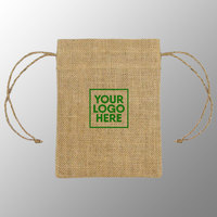 Emballage de grains de café petit cordon de serrage pochette en jute emballage cadeau pochette en jute impression personnalisée avec logo ou illustration sac de noix