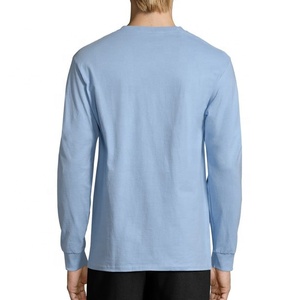 Venta al por mayor de fabricante de alta calidad de marca personalizada impresa 100% algodón de manga larga Camisetas para hombres mujeres invierno servicio OEM - Product Image 6