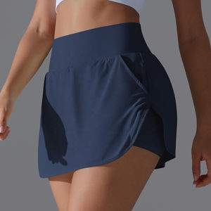 Falda atlética de cintura alta para mujer 2025 con bolsillo lateral para teléfono Diseño de cintura de banda ancha Deportes Tenis Correr Casual - Product Image 5