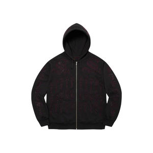 Meilleur Prix Professionnel Hommes Style Décontracté Hiver Hoodies avec Logo Personnalisé et Strass Top Vente Lettre Motif - Product Image 1