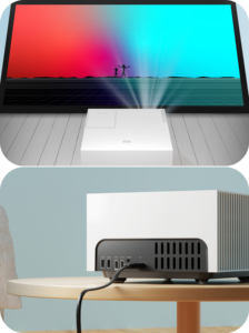 Nuevo Proyector de Cine en Casa Vivibright D7000 2026 con Funcionalidad de Xiao <span class=keywords><strong>Mi</strong></span> <span class=keywords><strong>TV</strong></span> <span class=keywords><strong>Stick</strong></span>, LED Integrado, Android 14, 4K, Portátil - Product Image 2