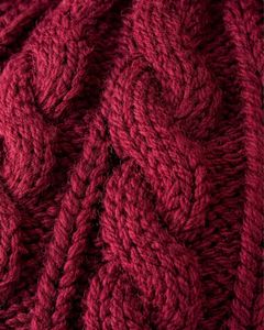 Gorro de Punto Personalizado para Invierno, Color Rojo Vino, con Pompón, Tejido Grueso, Mezcla de Lana Acrílica Cálida, Fabricante Personalizado, Unisex - Product Image 6