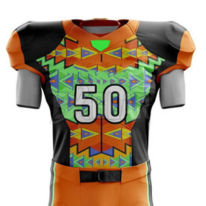 Uniforme de fútbol americano personalizado de alta calidad Pedido a granel disponible Diferentes tamaños Colores y estilos para adaptarse a los requisitos del equipo - Product Image 3