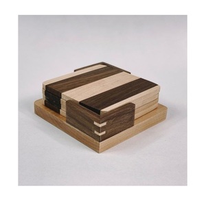 Premium Design Table Top Mango <b>Wood</b> Tea <b>Coaster</b> Set Manufacturer and Exporter Customized Design Table Top Wooden <b>Coaster</b> - Product Image 1