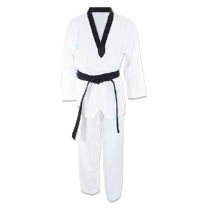 Uniforme d'arts martiaux de qualité professionnelle Judo Taekwondo en tissu 100% coton pour l'entraînement respirant - Product Image 1