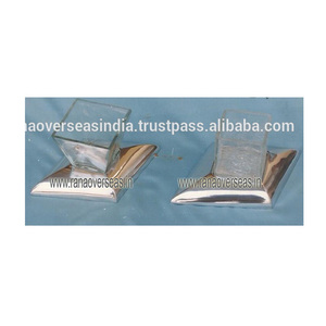 Aluminium and Glass Tea Light <b>Candle</b> Holder Decorative Tea Light <b>Candle</b> Holder for Wedding - Product Image 2