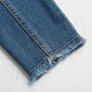 <b>Women's</b> High Waist Wholesale Breathable Gothic Straight Design Stretchy <b>Baggy</b> <b>Jeans</b> Customized Color Pattern Washed Styles - Product Image 6