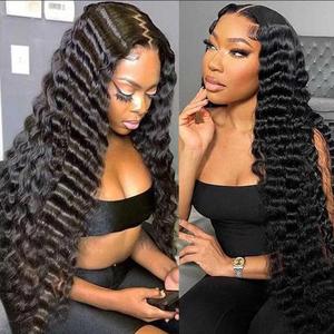 Perruques cheveux indiens originaux sans colle Hd dentelle frontale perruques cheveux humains alignés sur les cuticules perruques cheveux humains bruts - Product Image 6