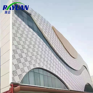 Mur-rideau en aluminium extérieur de haute qualité, revêtement imperméable, ignifuge, écologique, garantie de 3 ans pour les bâtiments de grande hauteur - Product Image 3