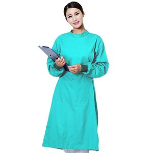 Uniforme de Hospital Scrubs Mujeres Hombres Enfermera Chaqueta Abrigo Scrub Médico Scrubs Bata de laboratorio blanca - Product Image 5