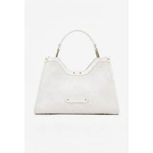 Borsa a Spalla Strutturata in Vera Pelle Scamosciata per Donna, Fatta a Mano in Italia, Art. 25394 - Product Image 1