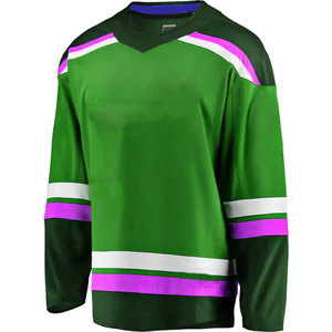 Maillots de hockey sur glace par sublimation avec lacets, sweats à capuche de hockey sur glace, maillots personnalisés, vêtements de sport - Product Image 2