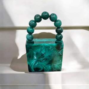 Bolso de Mano de Resina Transparente para Damas, Producto de Moda de Fabricante Indio - Product Image 1