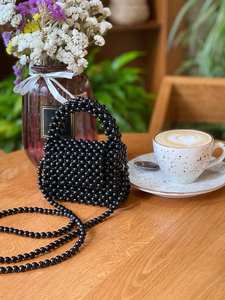 Posavasos Cuadrados de Cuentas de Vidrio Hechos a Mano - Diseño Clásico con Reverso de Poliéster (4x4 Pulgadas) MS HANDICRAFT Regalos Religiosos Portátiles para Iglesia - Product Image 5