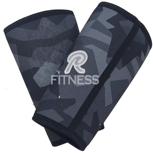 Rodilleras de Compresión de Neopreno de 7mm/5mm de Alta Calidad con Logotipo Personalizado para Levantamiento de Pesas y Powerlifting, Diseño Transpirable y Ligero - Product Image 1