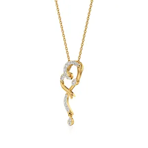 Collier avec pendentif en forme de cœur Eternal Lumina serti de diamants - Product Image 2