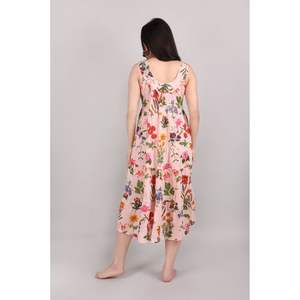 Vestido de noche largo sin mangas clásico para mujer, camisón suave de algodón de secado rápido, transpirable, para primavera y uso diario - Product Image 4