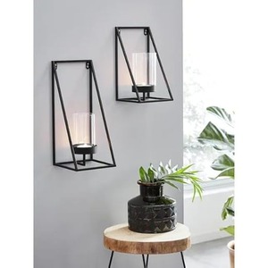 Available High Quality Round Available Glass Candle Jar for Home & Hotel Decoration New Design Best Price Metal Candle <b>Lantern</b> - Product Image 3